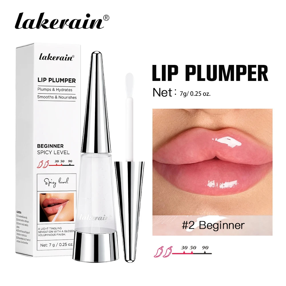 Instant Hydrating Lip Plumper Gloss for Voluminous Lips - 20