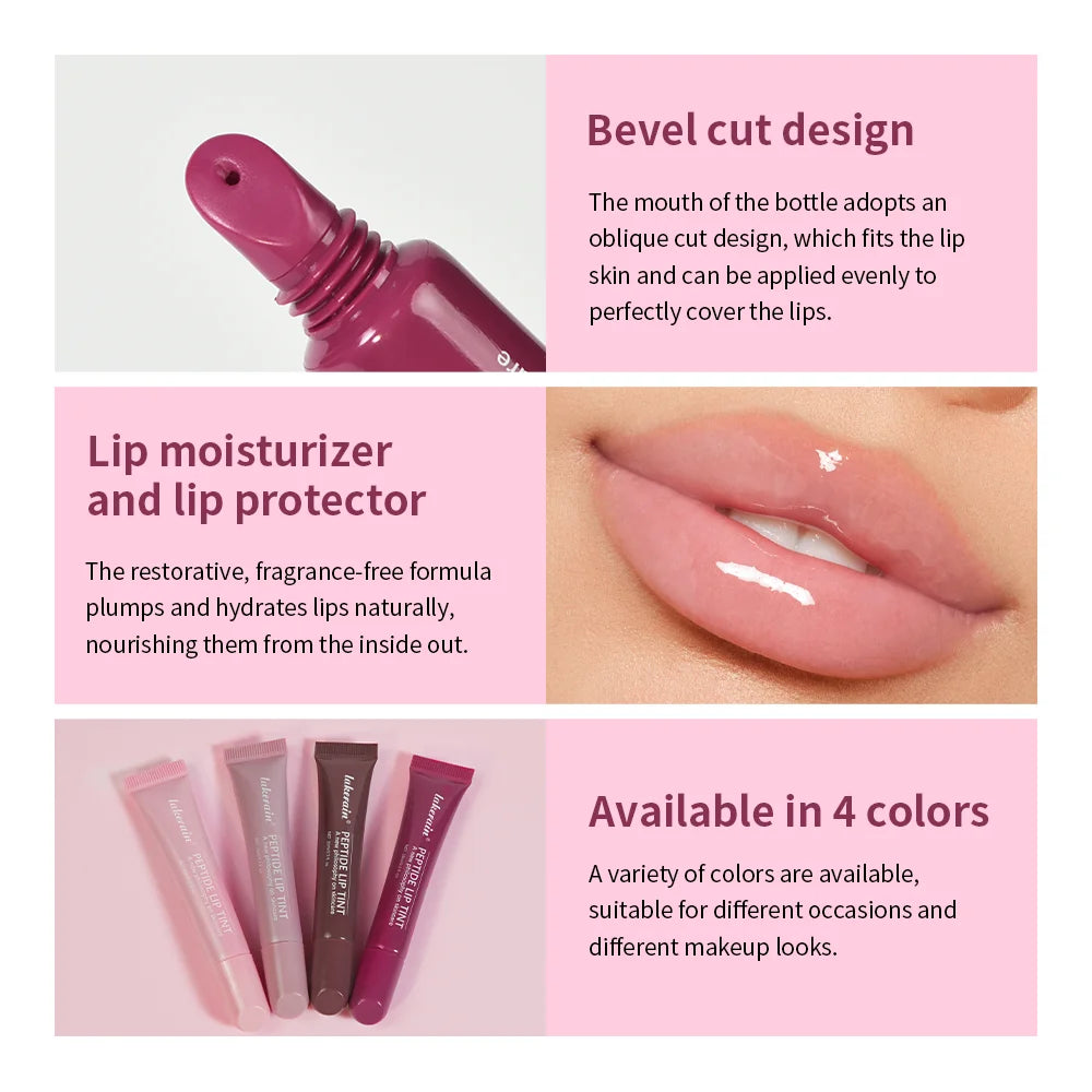 Peptide Moisturizing Lip Tint Gloss for Soft Hydrated Lips