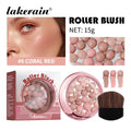 Spherical Shimmer Powder Blush Beads with Applicator