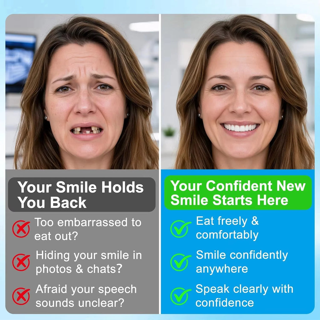 Custom Fit Temporary Smile Veneers for Instant Teeth Restoration