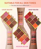 8-Color Cream Blush and Face Contouring Palette