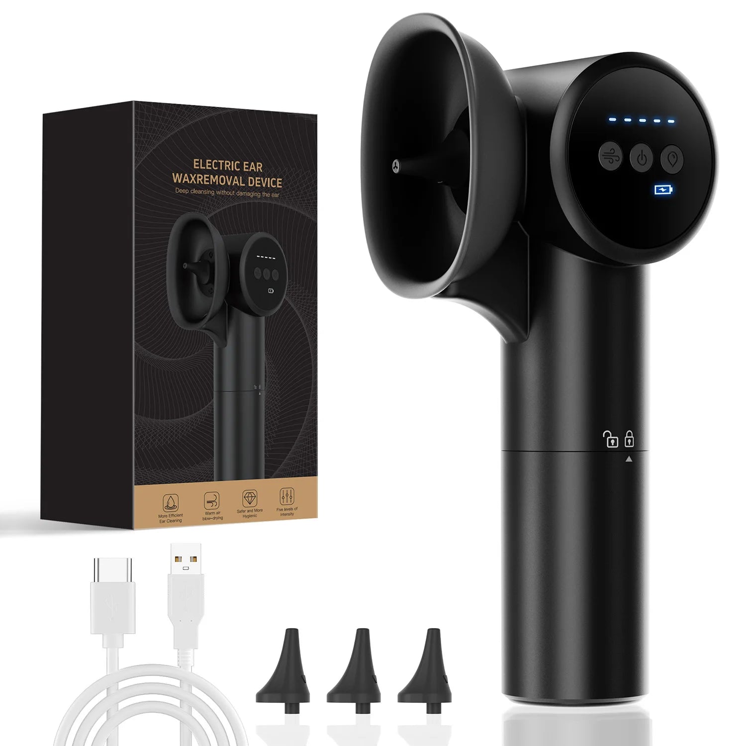 Electric Ear Wax Removal Irrigation System with Drying Function - 19