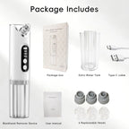 Electric Pore Vacuum and Blackhead Remover with Hydration System