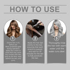 Permanent Silver Gray Hair Coloring Cream