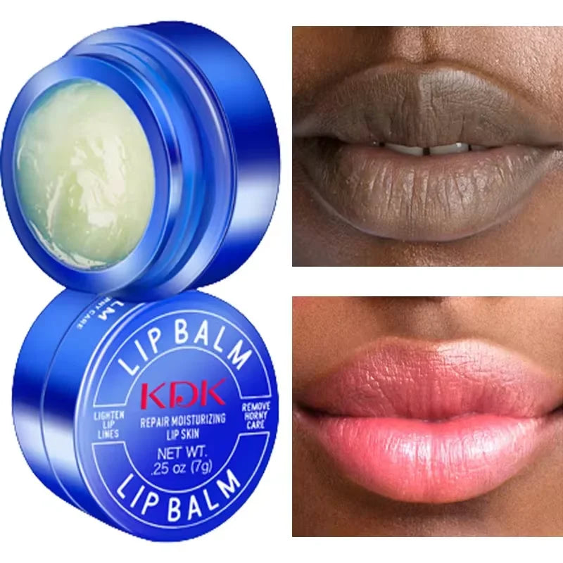 Moisturizing Lip Lightening Balm for Dark Lips and Exfoliating Repair