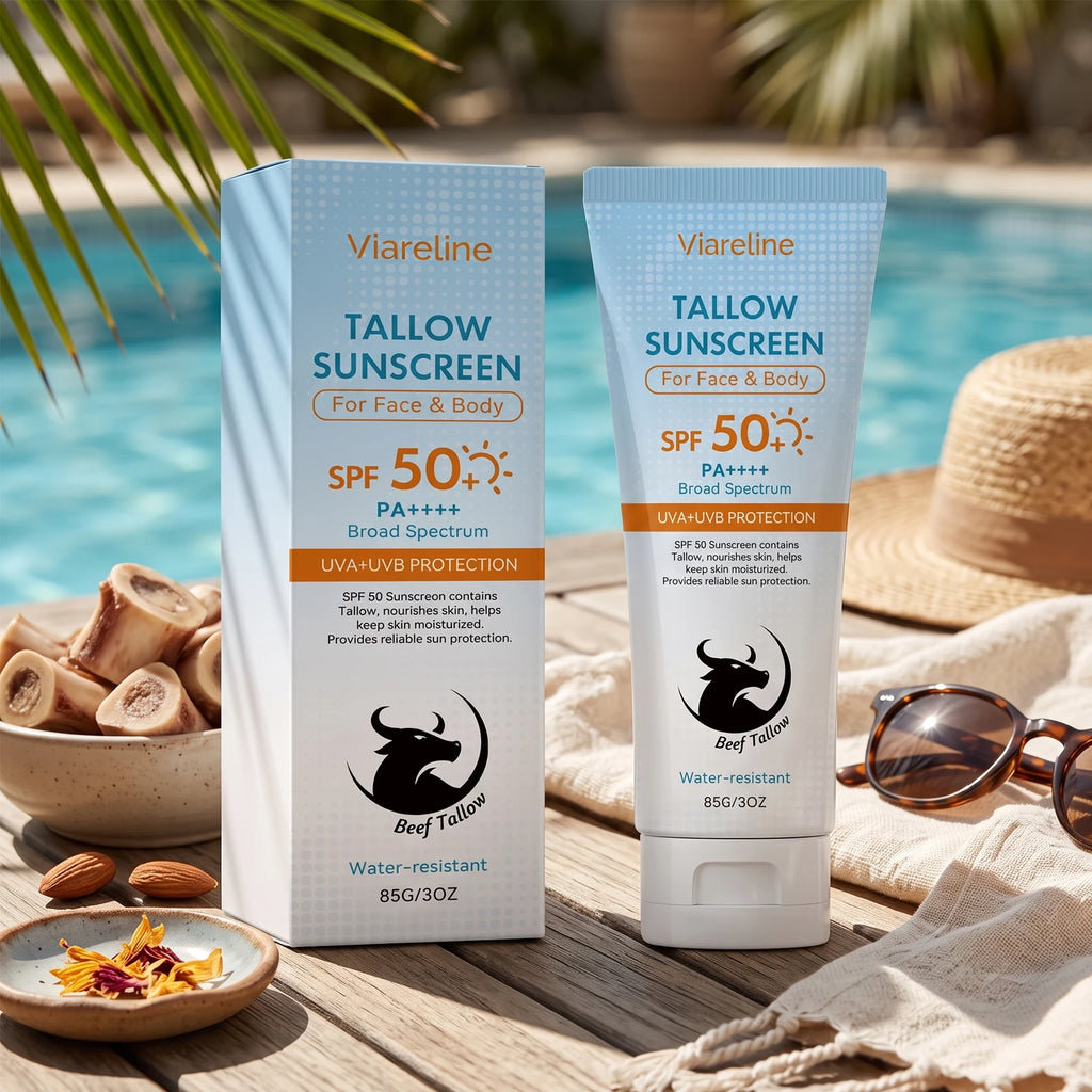 SPF 50 Tallow Sunscreen for Face and Body