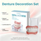 Cosmetic Denture Set for Temporary Smile Enhancement