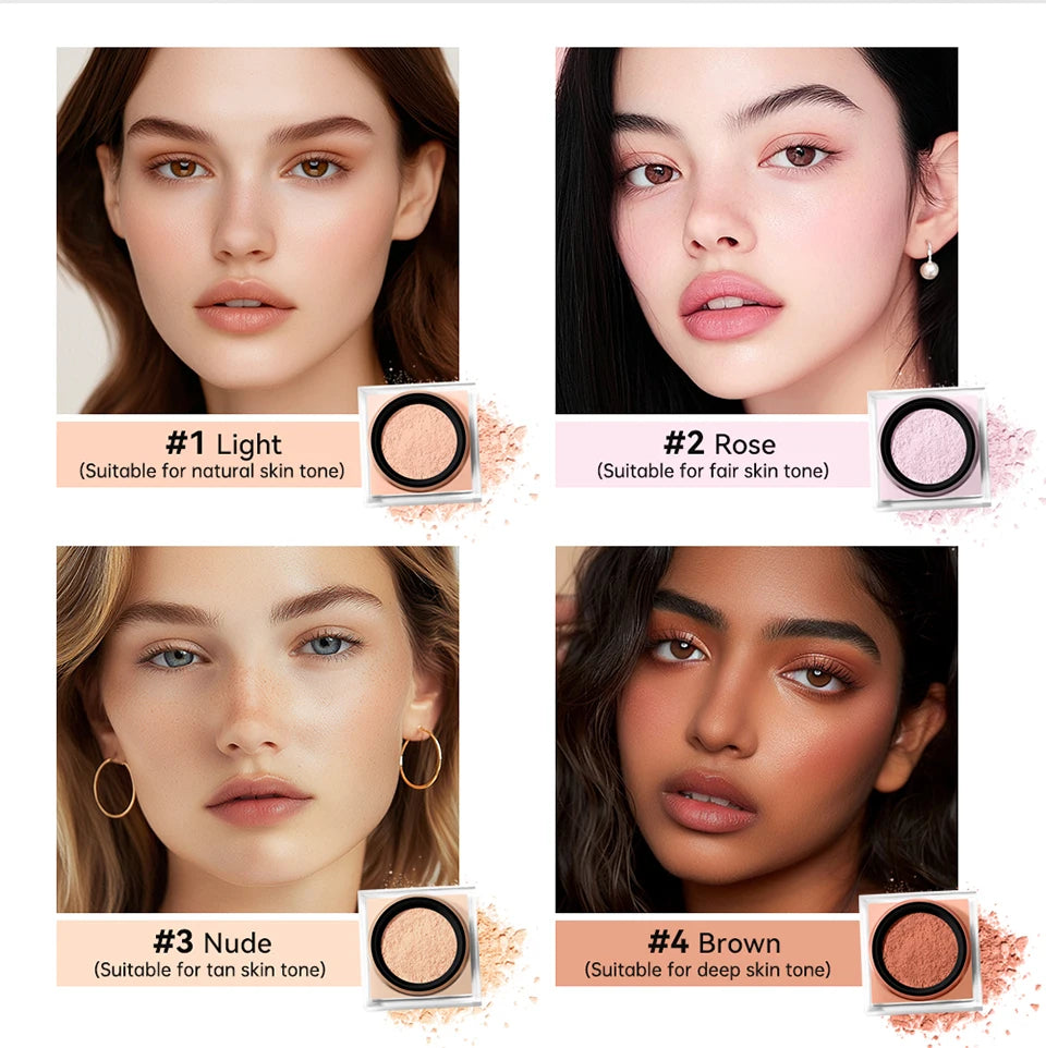 Matte Setting Powder for Flawless Makeup Finish - 10