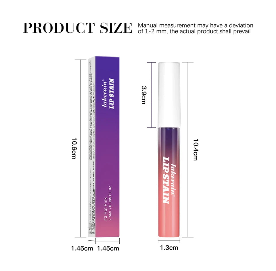 Long-Lasting Waterproof Peel-Off Lip Stain