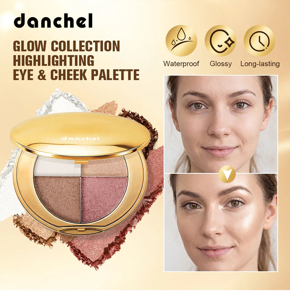 4-in-1 Highlighting and Contouring Face Palette