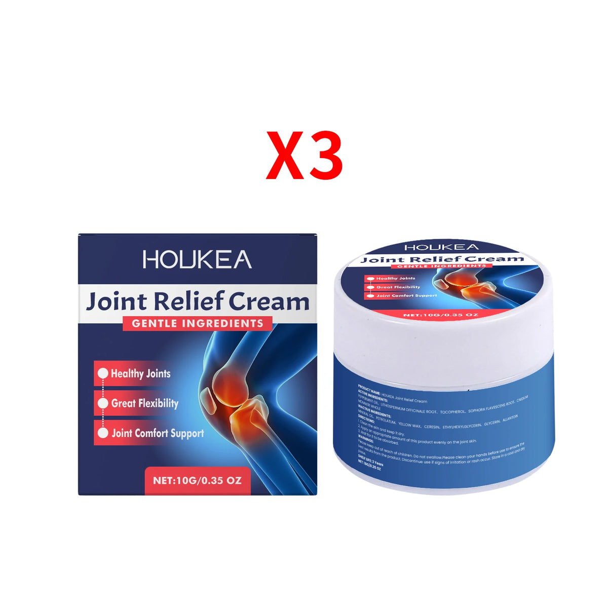 Soothing Joint Relief Massage Cream for Hands, Feet and Legs