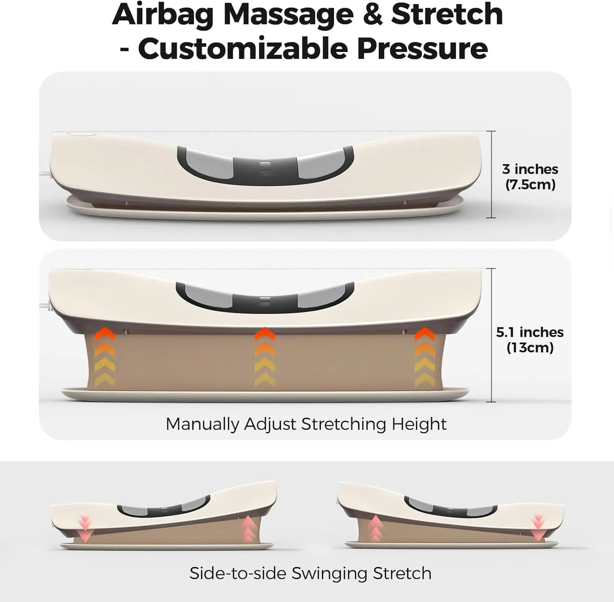 Electric Lumbar Traction Device with Vibration and Airbag Massage