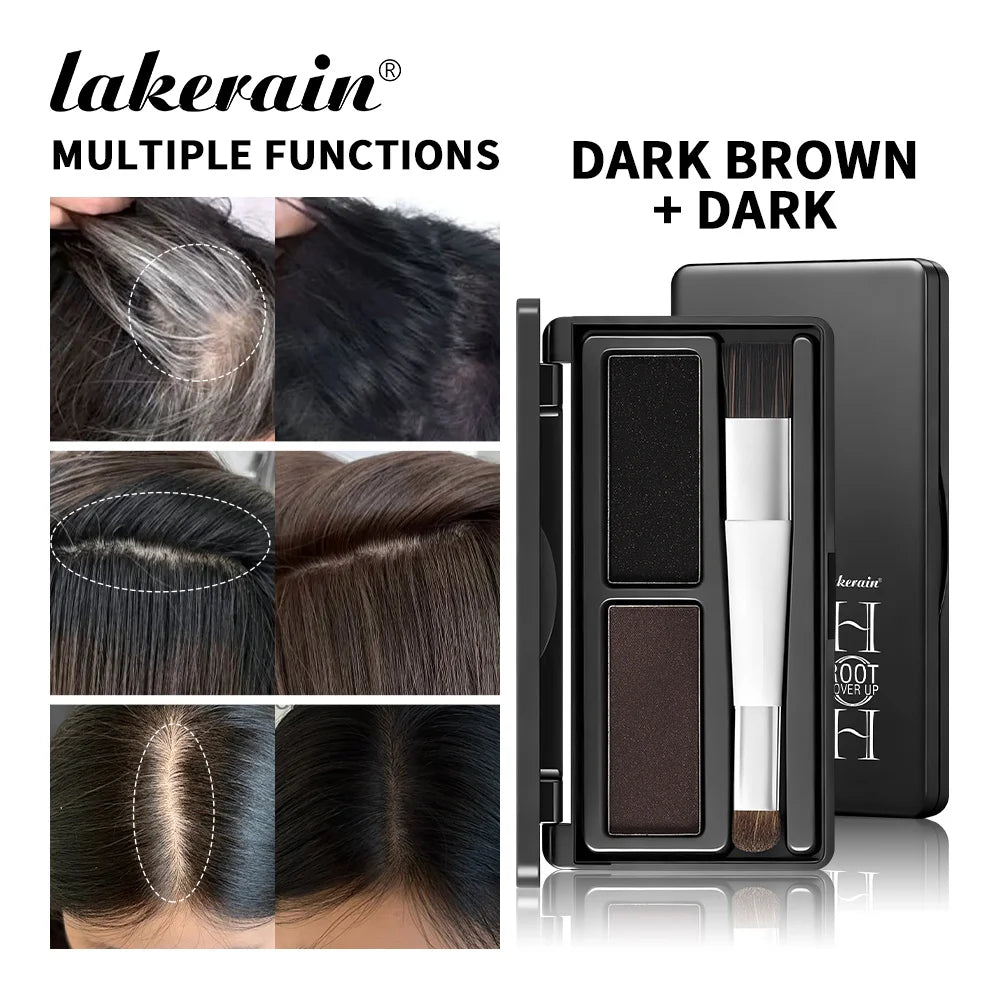 Waterproof Hair Root and Gray Hair Concealer Powder Palette