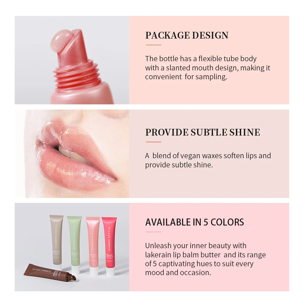 Moisturizing Lip Balm Butter Gloss - 5