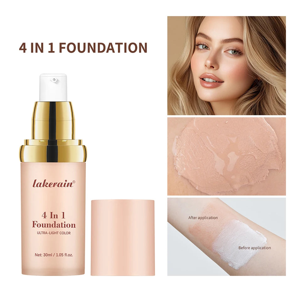 4-in-1 Color Changing Foundation with SPF 30 - 8