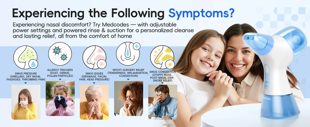 Electric Nasal Irrigator and Sonic Toothbrush Care Kit