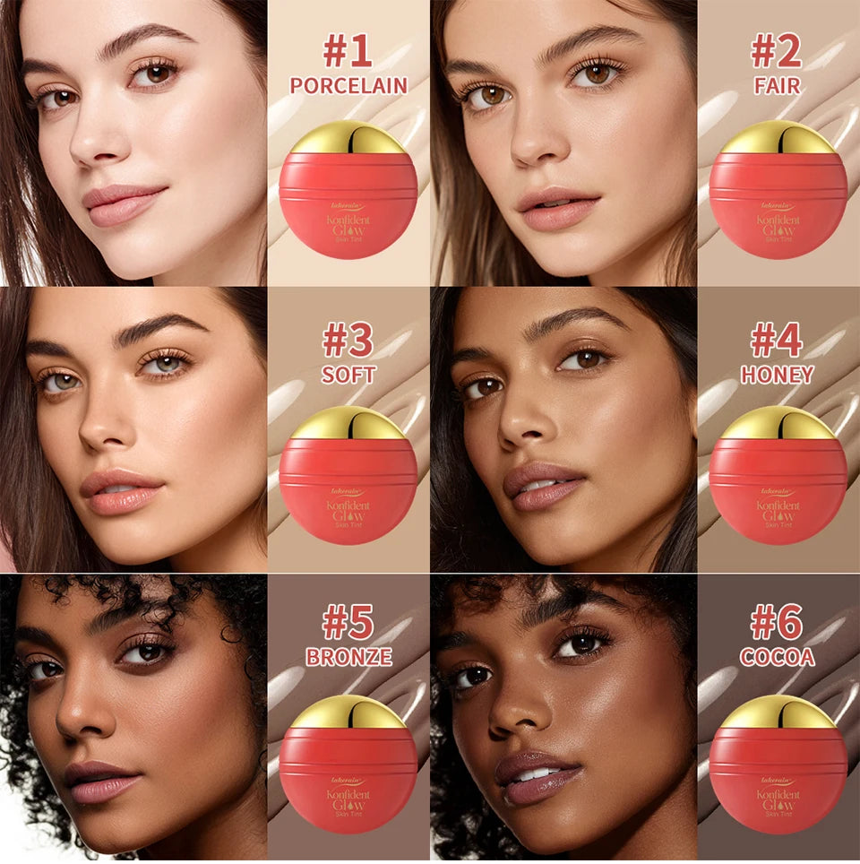 Buildable Glow Skin Tint Foundation for Radiant Coverage - 8