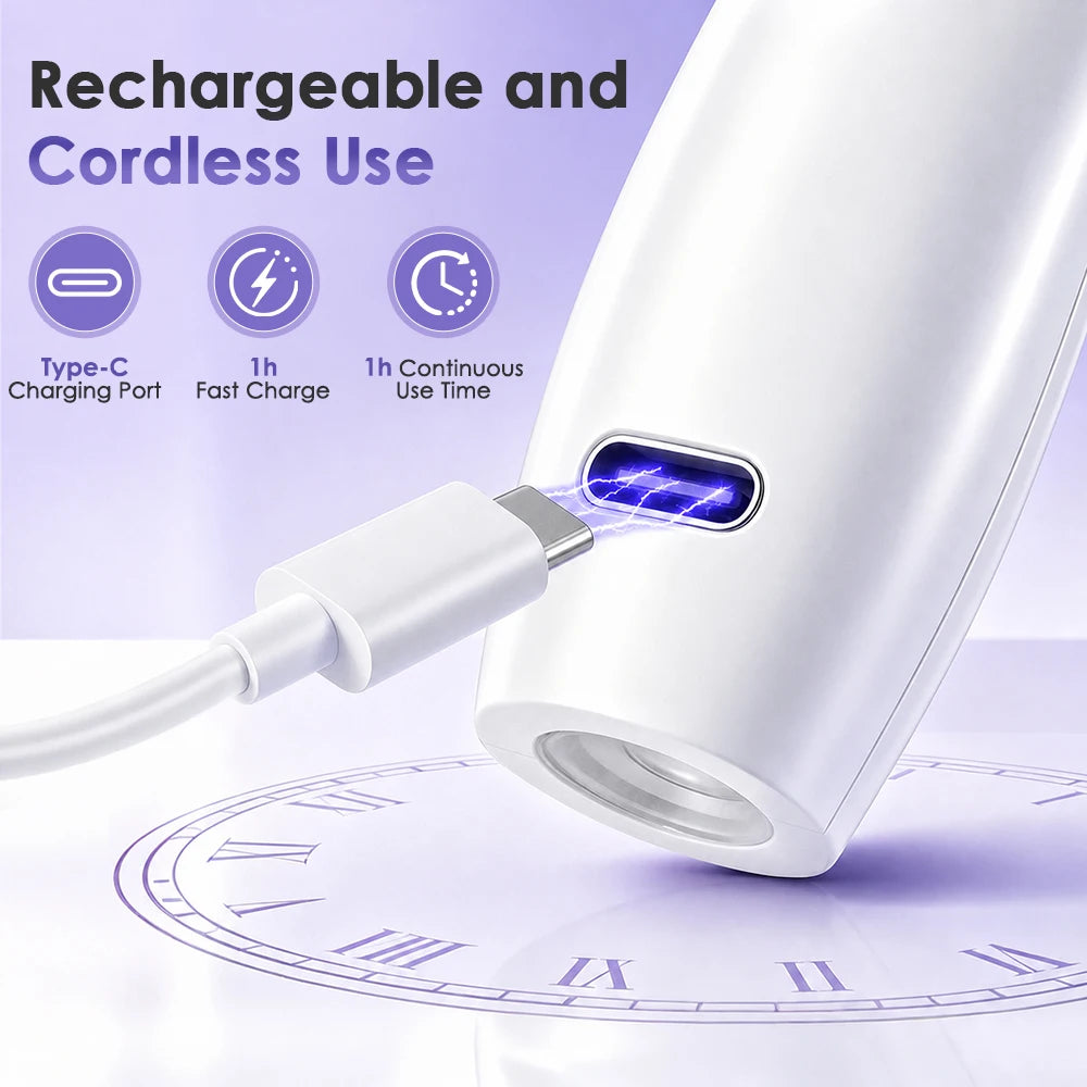2-in-1 Cordless Electric Nail Drill and UV Curing Lamp