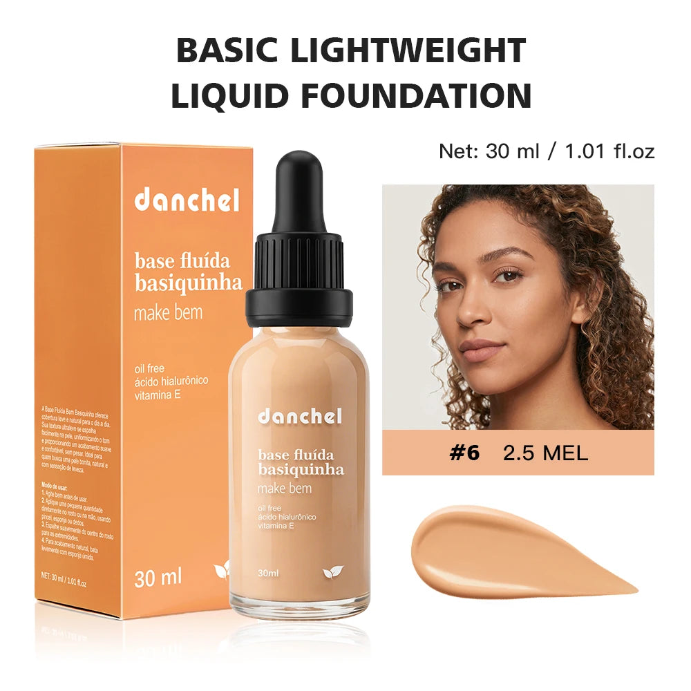 Matte Lightweight Liquid Foundation for Pore Minimizing & Oil Control