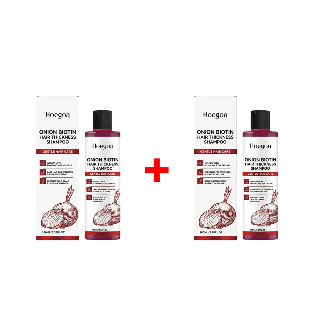 Onion Biotin Volumizing Shampoo for Hair Growth and Scalp Health