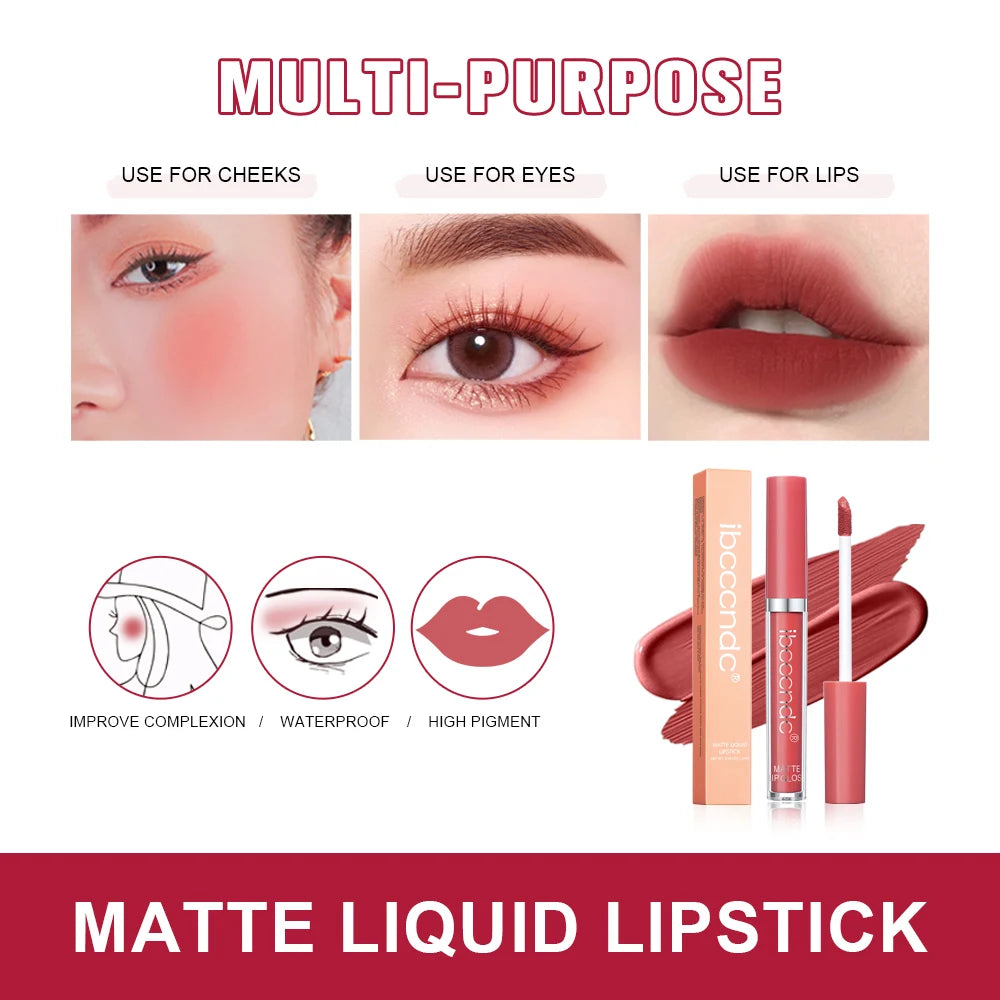 Waterproof Matte Liquid Lipstick - 4