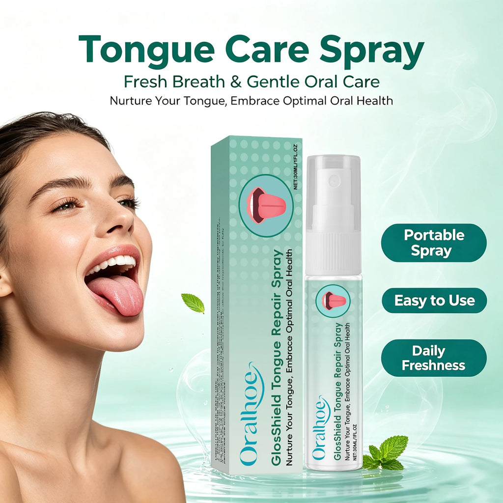 Refreshing Tongue Repair Spray for Oral Hygiene and Bad Breath