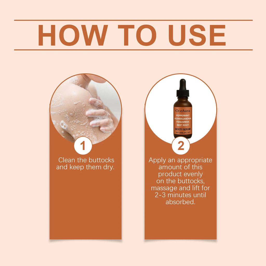 Butt Lifting and Firming Nourishing Massage Serum