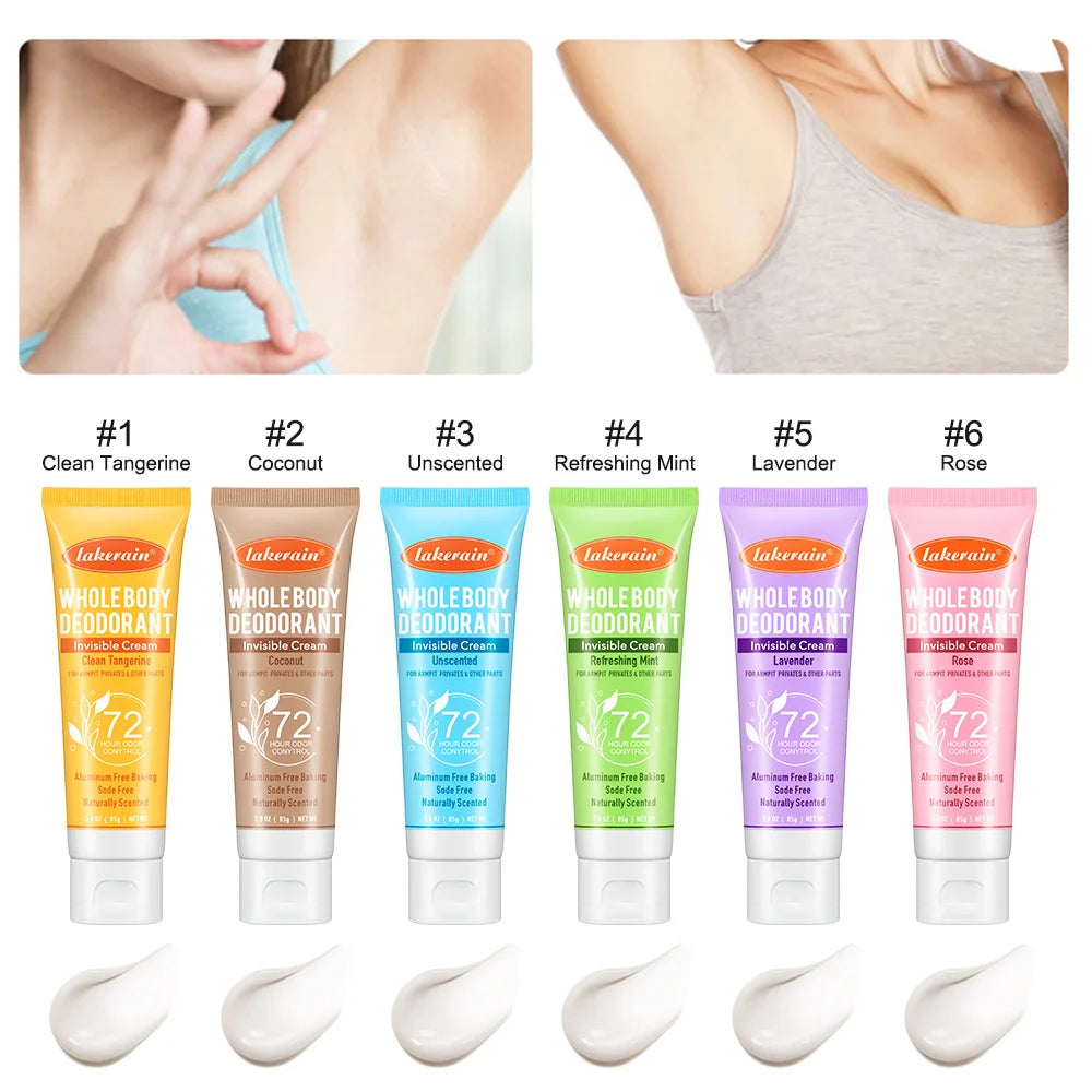 72-Hour Invisible Whole Body Deodorant Cream