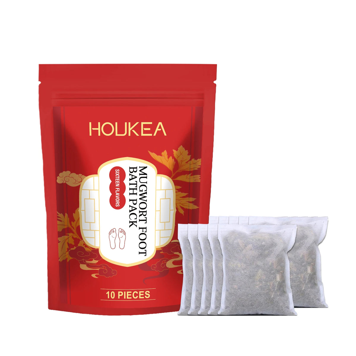 Herbal Mugwort Foot Bath Soak for Relaxation and Sleep Support