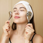 Stainless Steel Cooling Facial Ice Globes for Puffy Eyes and Skin