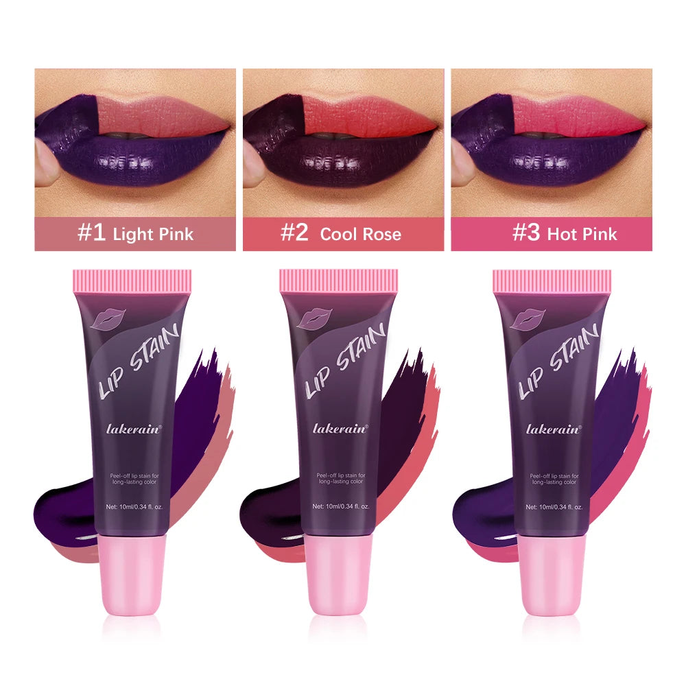 Waterproof Peel-Off Lip Stain Matte Tint