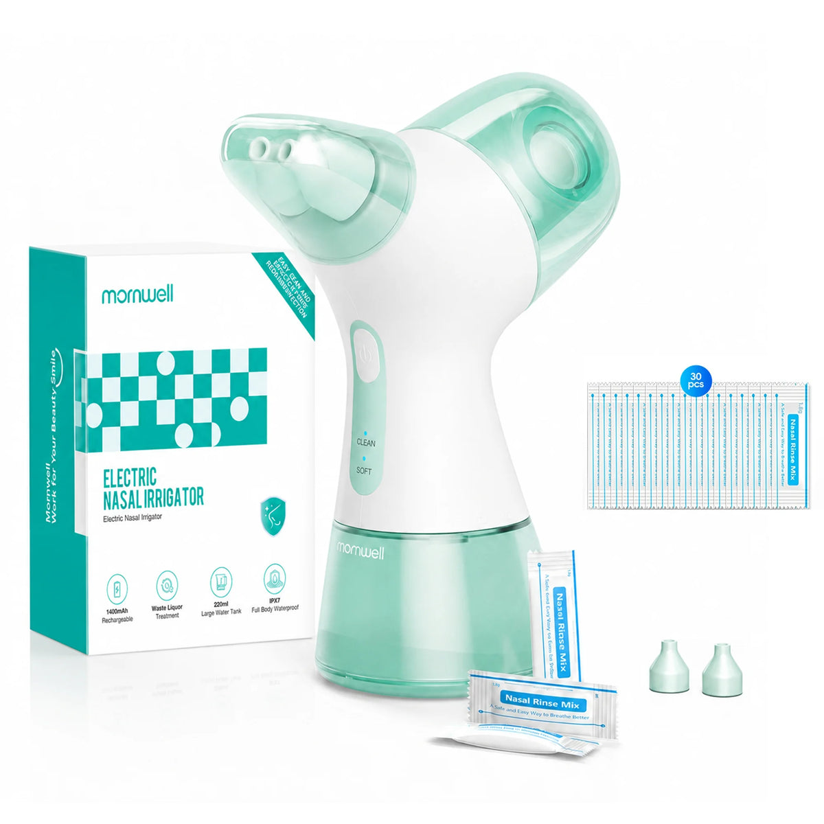 Electric Nasal Irrigator for Sinus Congestion Relief