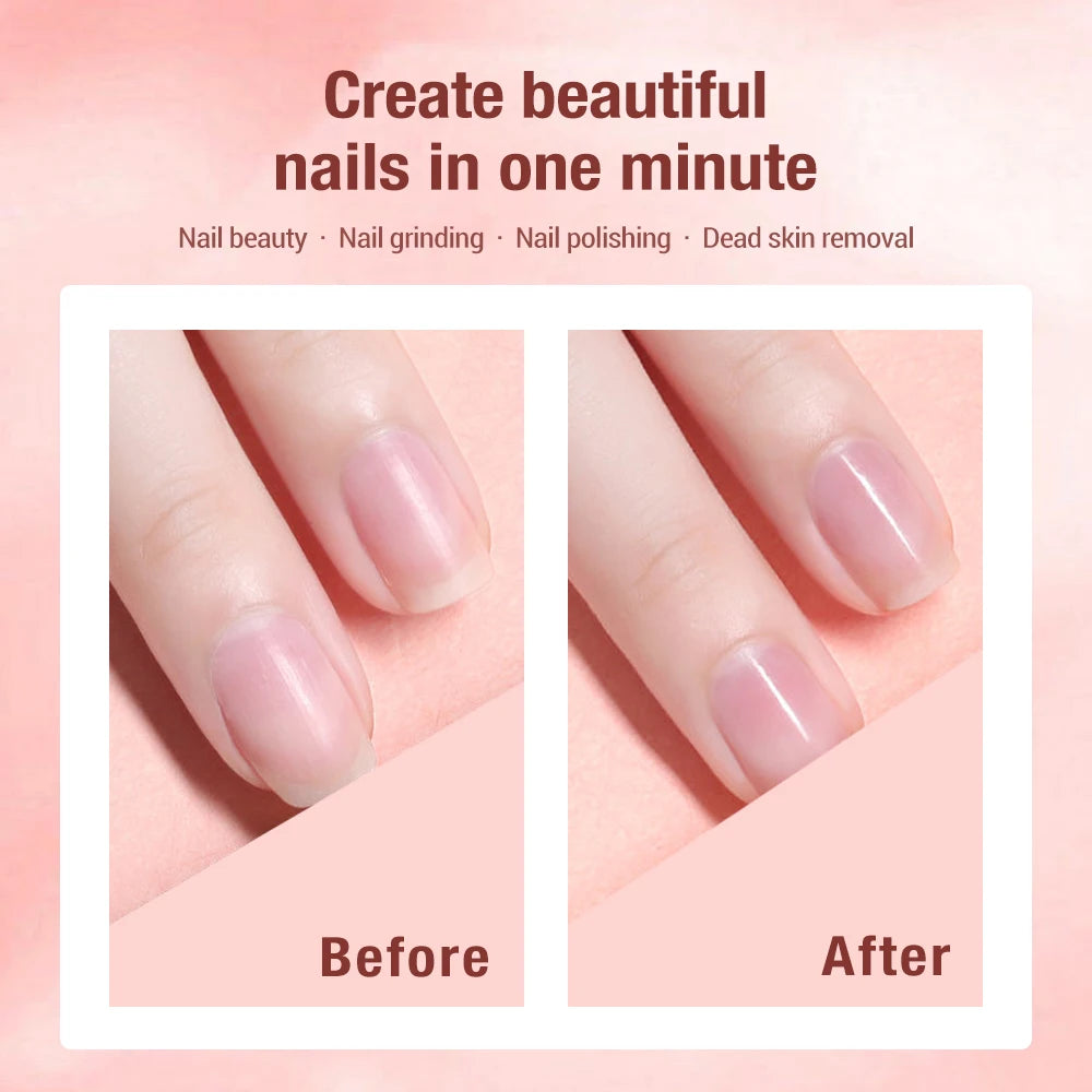 Cordless Electric Manicure and Pedicure Nail File Set