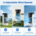Portable Desktop Air Cooler and Humidifier Fan