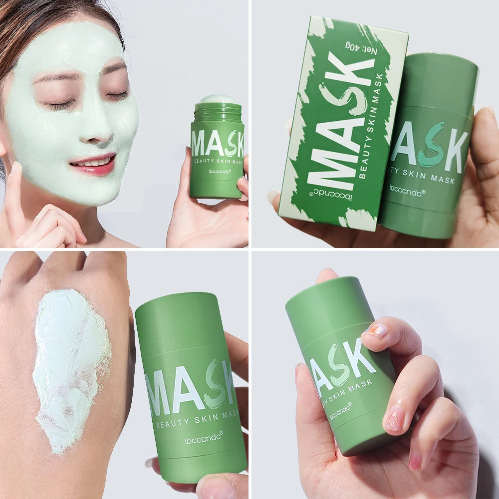 Green Tea Deep Cleansing Face Mask Stick for Oil Control