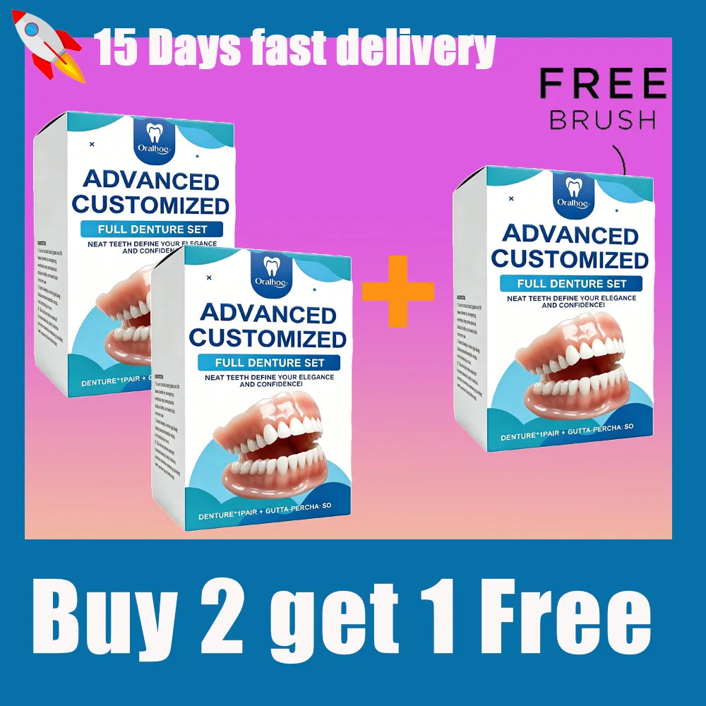 Temporary Denture Fitting and Dental Retouching Kit
