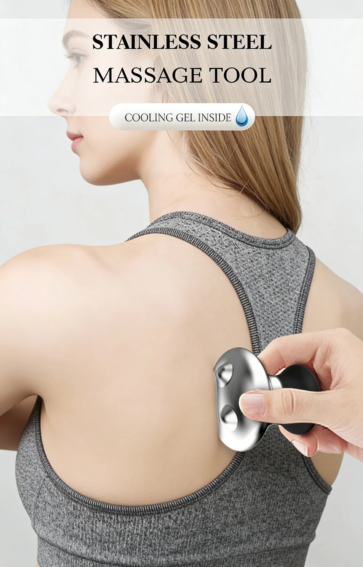 Stainless Steel Mushroom Gua Sha Facial Massage Tool