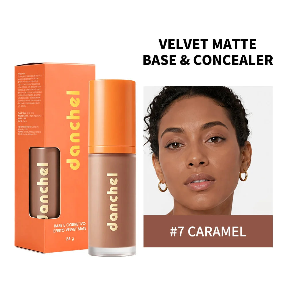 2-in-1 Velvet Matte Liquid Foundation and Concealer - 24