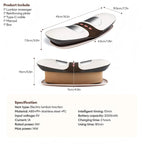 Electric Lumbar Traction Back Stretcher with Vibration Massage