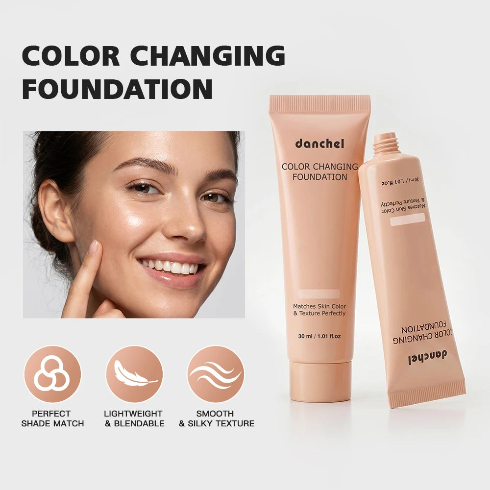 Color-Changing Liquid Foundation for Flawless Even Skin Tone - 7