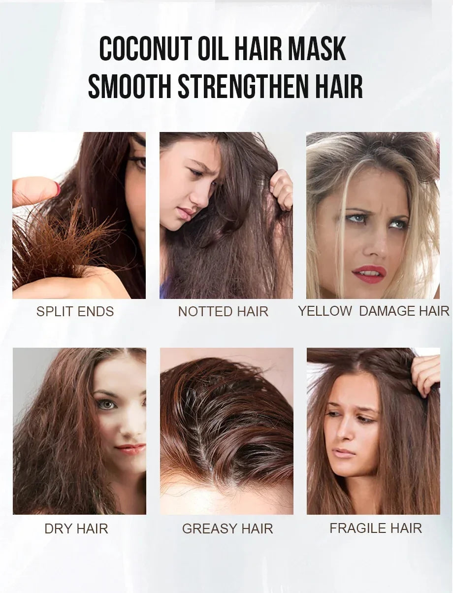 Deep Repair Keratin Hair Mask for Damaged and Frizzy Hair