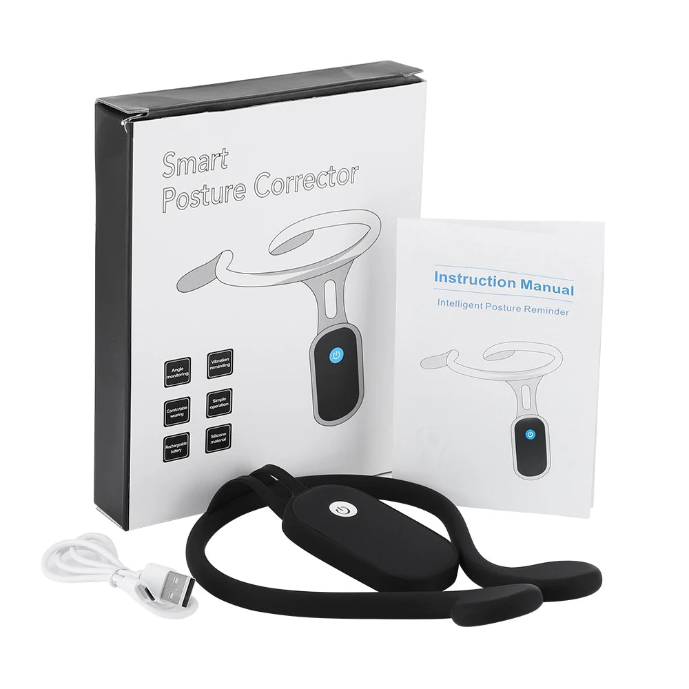 Intelligent Vibration Posture Corrector with LCD Display