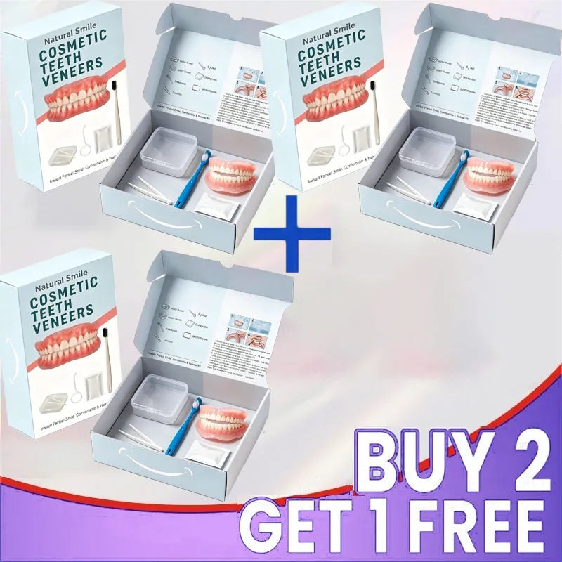 Comfort Fit Silicone Dentures for Natural Teeth Replacement