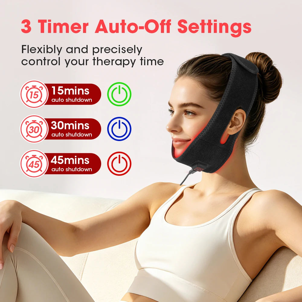 Red and Infrared Light Therapy Wrap for Face and Body - 4
