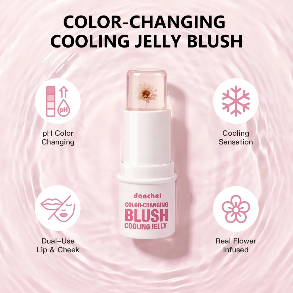 pH Adaptive Color-Changing Jelly Blush for Lips, Cheeks and Eyes