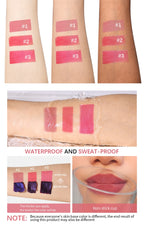 Waterproof Peel-Off Matte Lip Stain Tint