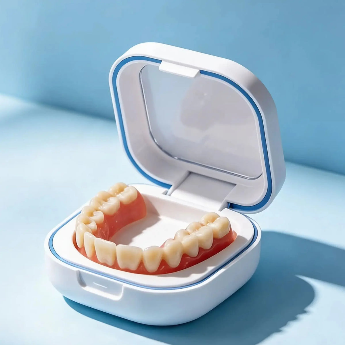 Comfort Fit Cosmetic Silicone Dentures for Instant Smile