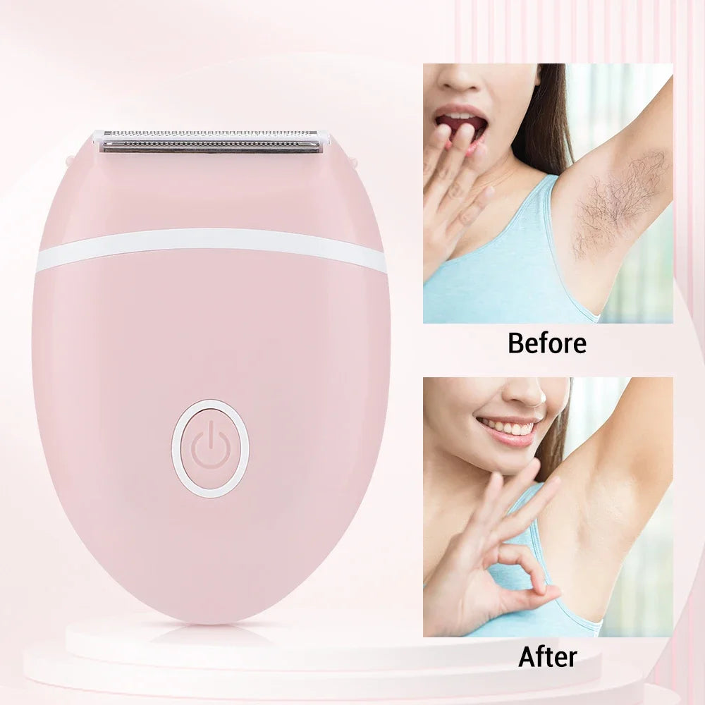 Portable Electric Women's Shaver for Full Body Hair Removal - 1