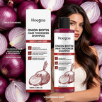 Onion Biotin Volumizing Shampoo for Hair Growth and Scalp Health