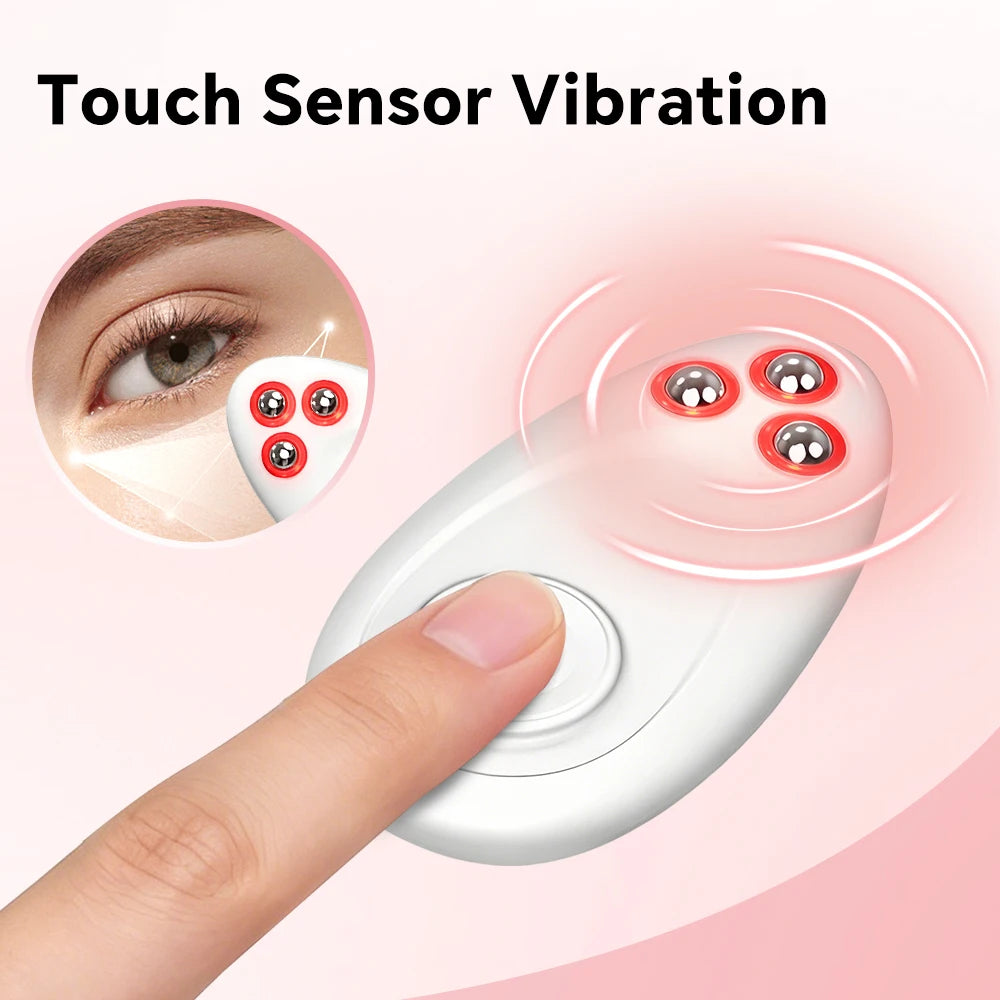 Vibration Eye Massager with Cooling Roller Balls